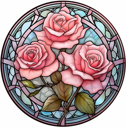 Glass Stained Flower | Diamond Painting