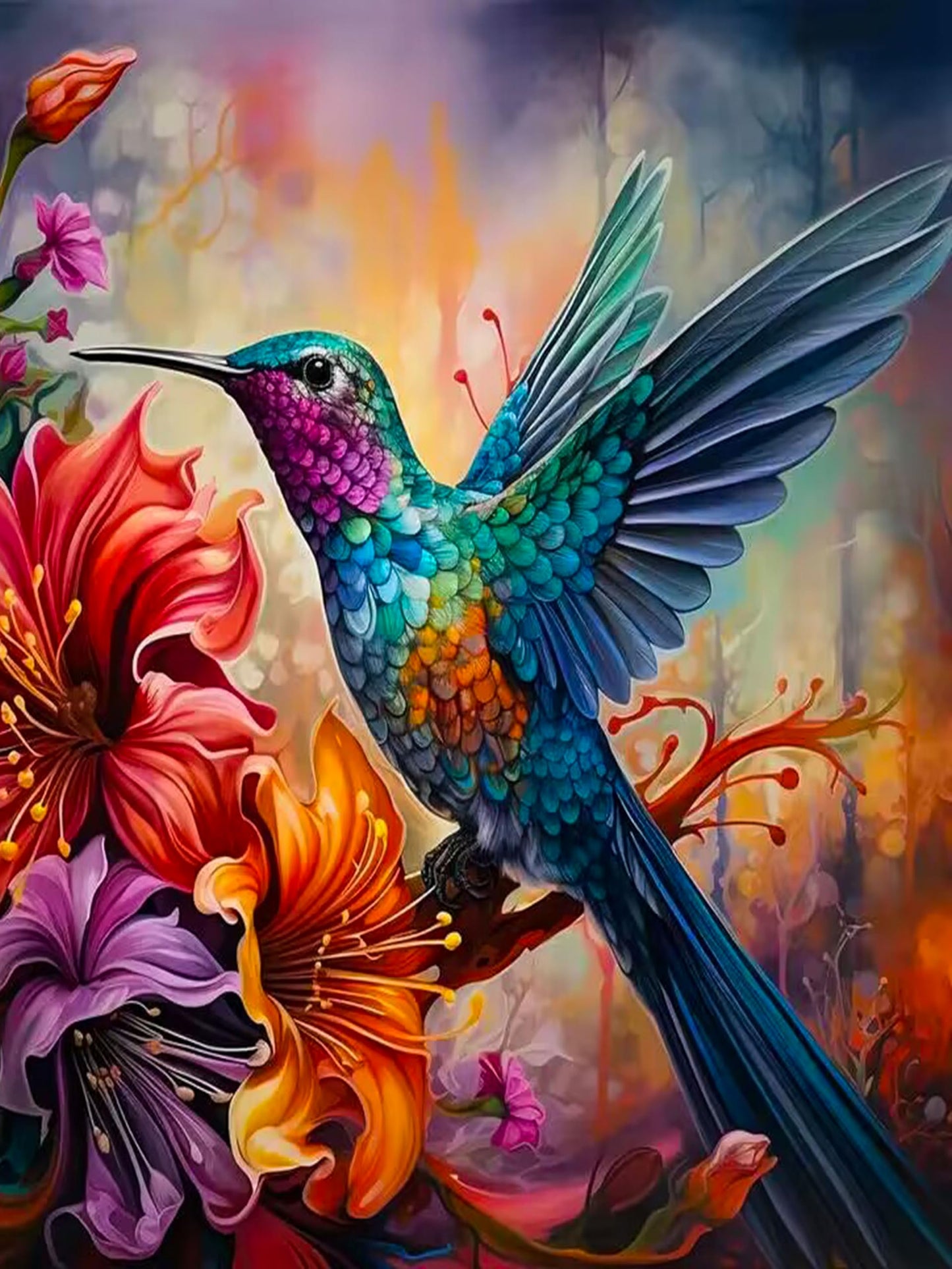 Hummingbird | Diamond Painting