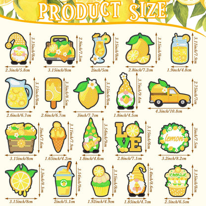 A Set Of Diy Diamond  Painting Refrigerator Magnets