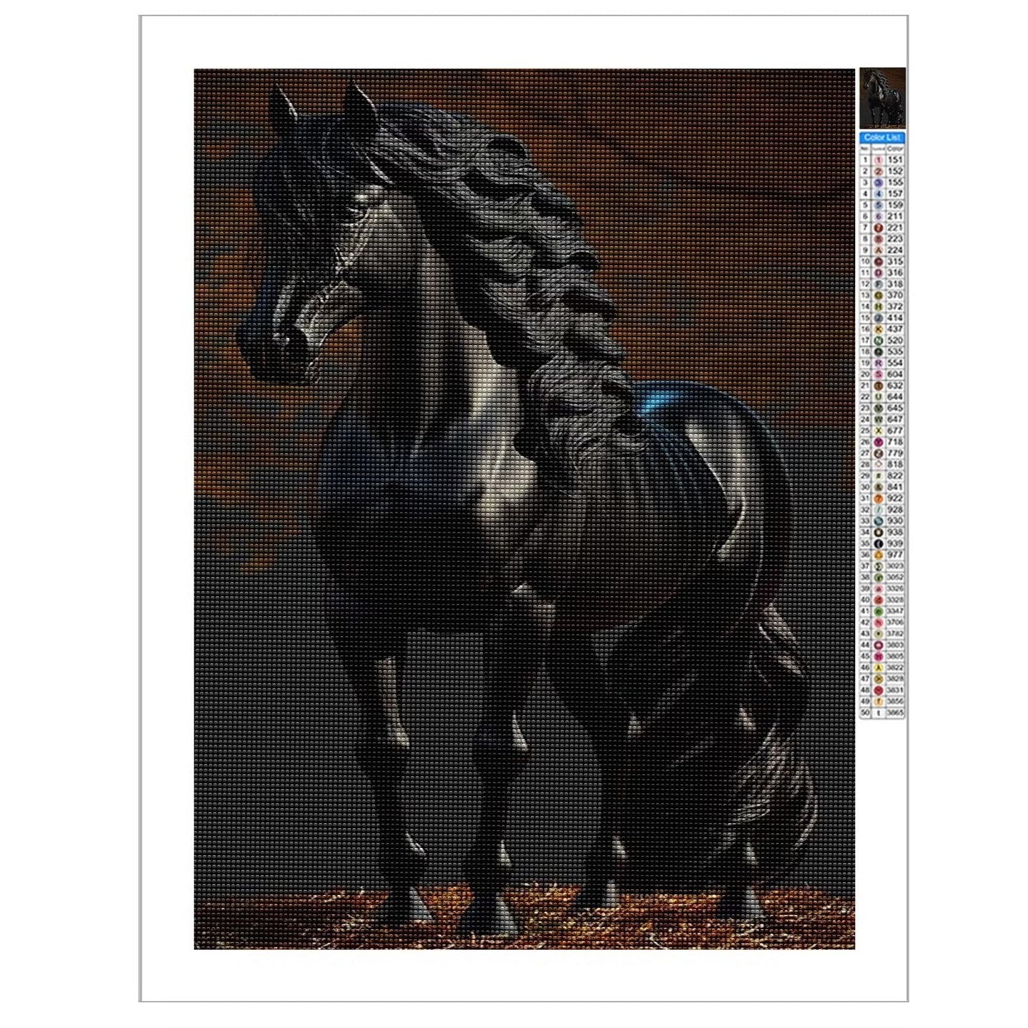 Black Horse | Diamond Painting