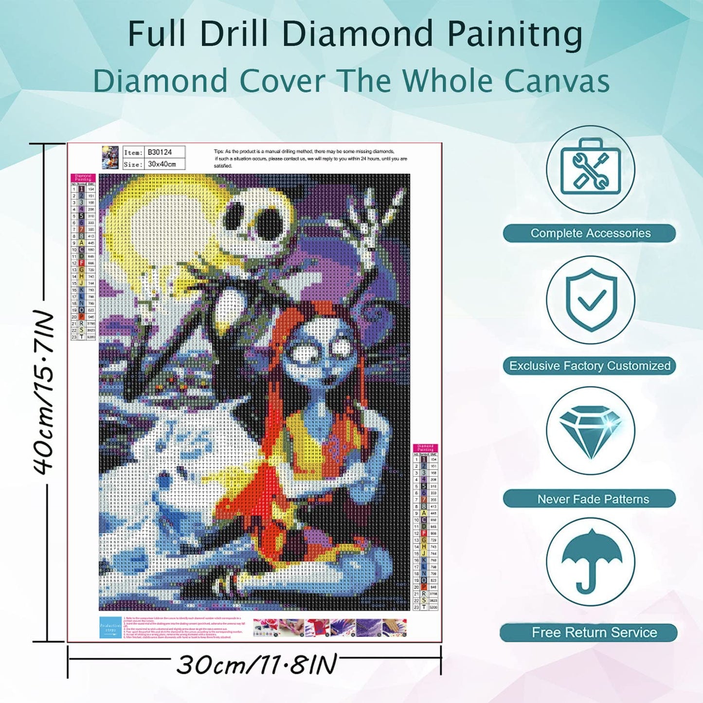 Couple Skeleton Halloween | Diamond Painting