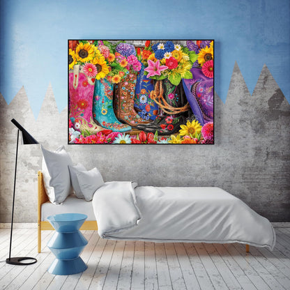 Boots Flower | Diamond Painting
