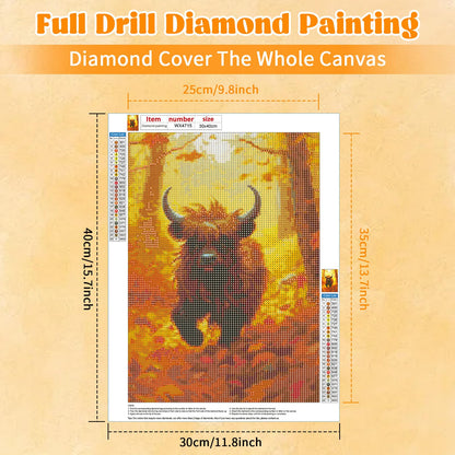 Highland Cow | Diamond Painting