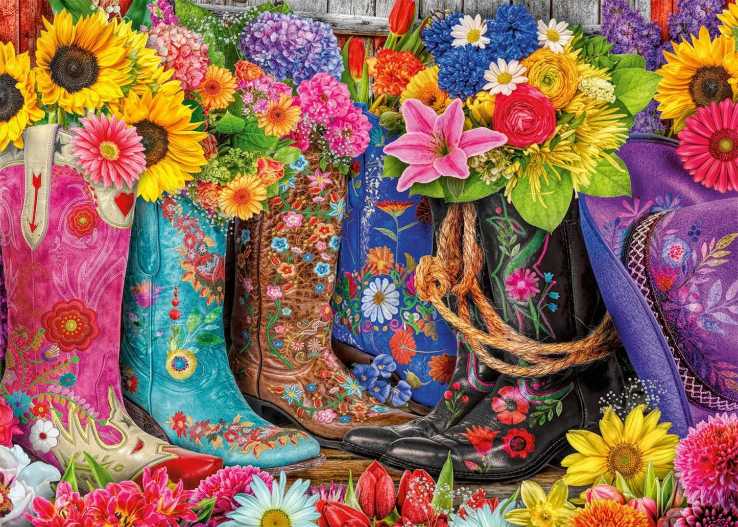 Boots Flower | Diamond Painting