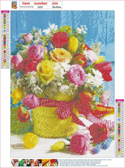 Colorful Flower | Diamond Painting