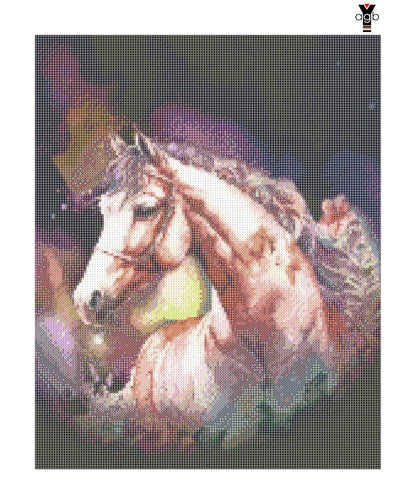 White Horse | Diamond Painting